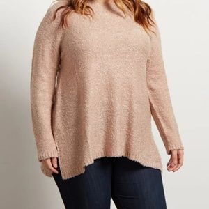 Mauve high neck sweater